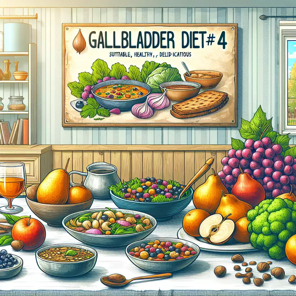 žlučníková dieta č.4 recepty