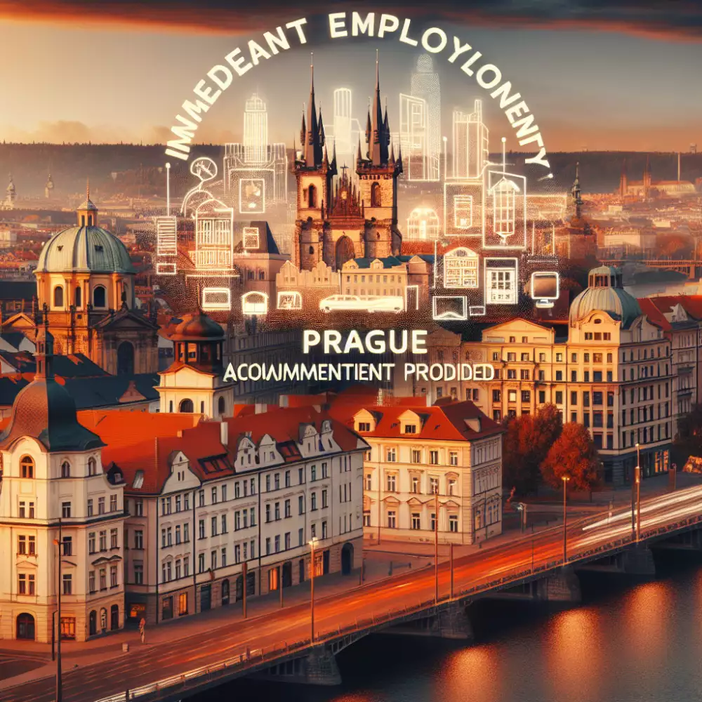 praha práce s ubytováním ihned