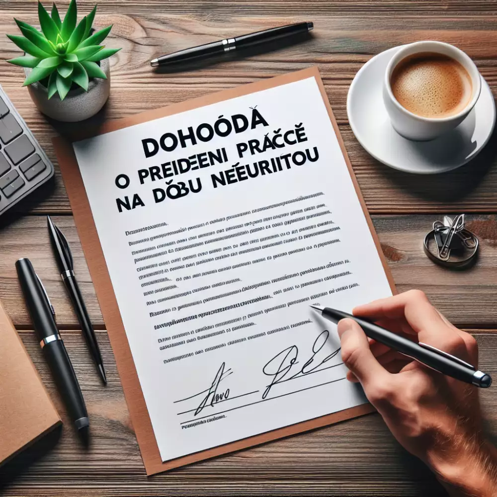 dohoda o provedení práce na dobu neurčitou