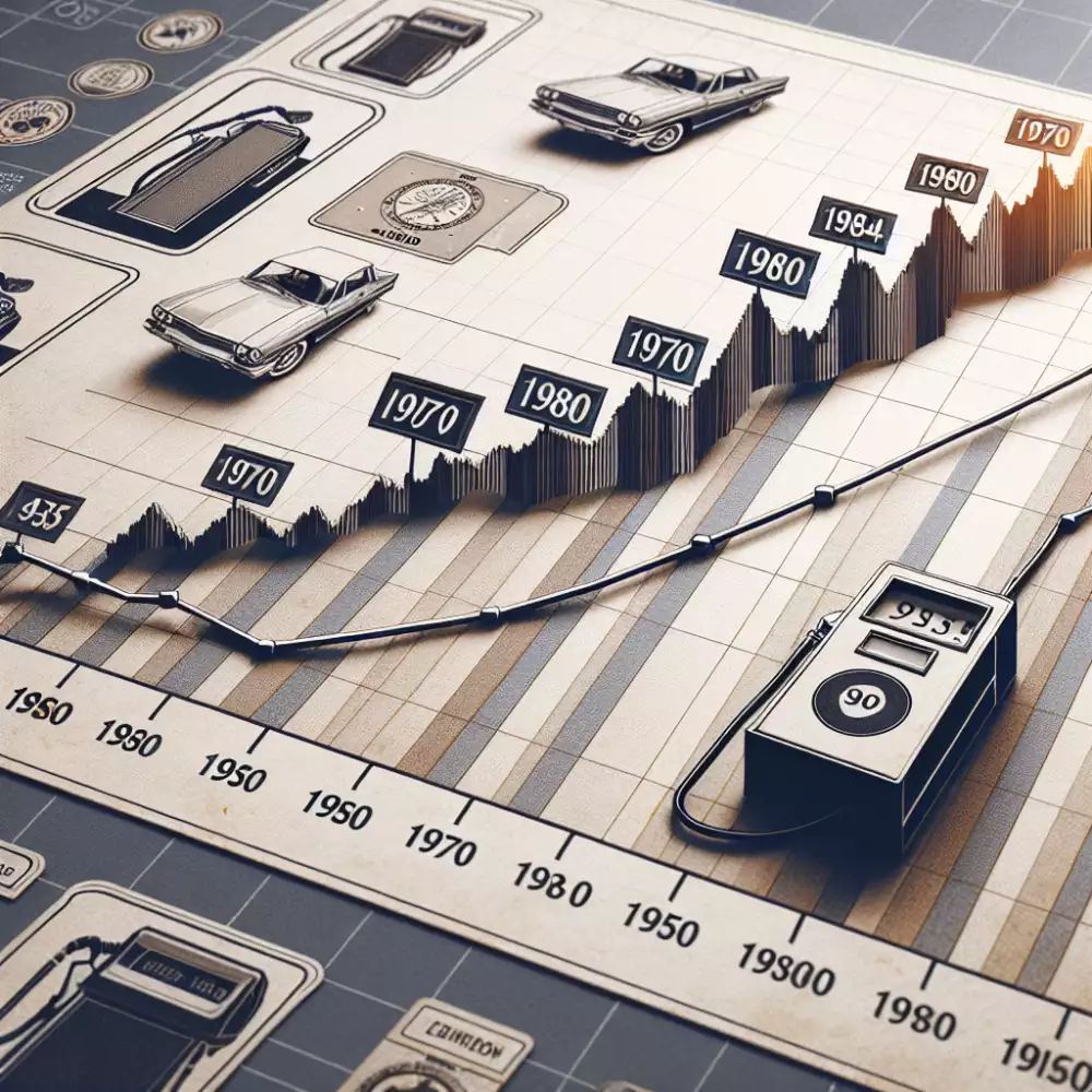 vývoj ceny benzínu od roku 1970 -1990